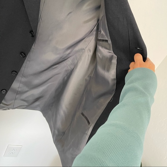 Monsieur By Givenchy Four Button Closure Pure Wool Sports Coat/Suit Jacket 43L - Picture 6 of 12